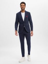 Finshley & Harding London Garnitur - Brixdon/Hoxdon Mężczyźni Slim Fit niebieski, 54. Niebieskie garnitury Finshley & Harding London, m, bez wzorów. Za 1,199.95 zł.