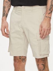 Only & Sons Szorty materiałowe Cam 22016689 Beżowy Regular Fit. Brązowe szorty Only & Sons, l, bez wzorów, z bawełny. Za 129.99 zł.