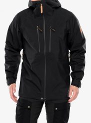Kurtka Fjallraven Keb GTX Jacket. Czarne kurtki Fjällräven, m, bez wzorów, z gore-texu, bez kaptura. Za 2,089.99 zł.