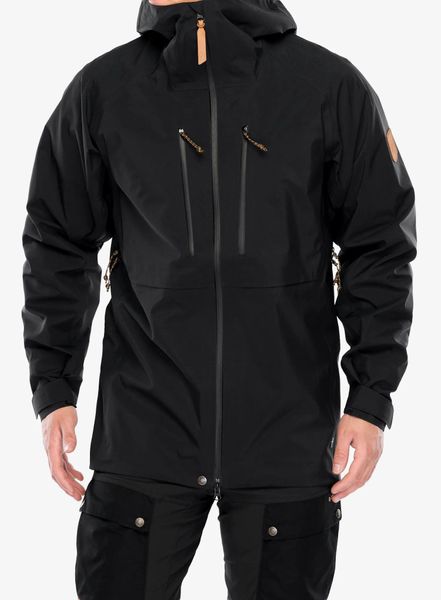 Kurtka Fjallraven Keb GTX Jacket. Czarne kurtki Fjällräven, m, bez wzorów, z gore-texu, bez kaptura. Za 2,089.99 zł.