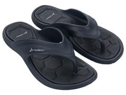 Buty klapki sportowe japonki męskie Rider Cape XVIII. Czarne klapki Rider, z materiału. Za 94.99 zł.