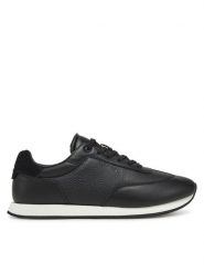 Calvin Klein Sneakersy Low Top Lace Up Tmbl Lth HM0HM01804 Czarny. Czarne buty sportowe casual CALVIN KLEIN, bez wzorów, ze skóry, bez zapięcia. Za 299.99 zł.