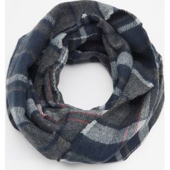 Komin w kratę - Granatowy. Szaliki marki B'TWIN. Za 59.99 zł.
