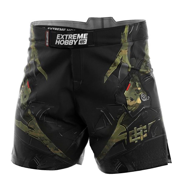 Spodenki Sportowe Męskie na trening i siłownię EXTREME HOBBY IRON FORCE. Brązowe krótkie spodenki sportowe EXTREME HOBBY, m, bez wzorów, z elastanu. Za 229.00 zł.