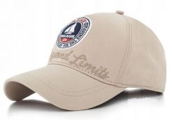 Bawełniana Bejsbolówka (Czapka z Daszkiem) - Pako Jeans - Print z Żaglówką, Beż. Brązowe czapki z daszkiem Pako Jeans, bez wzorów, z bawełny. Za 55.00 zł.