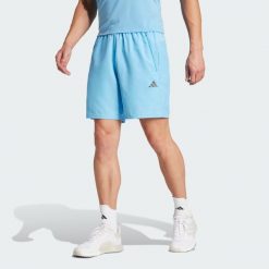 Spodenki krótkie treningowe męskie adidas Essentials. Białe krótkie spodenki sportowe Adidas, m, bez wzorów, z materiału. Za 129.00 zł.