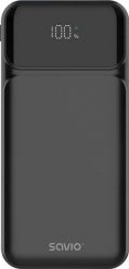 Savio BA-08 10000 mAh czarny. Czarne powerbanki . Za 58.90 zł.