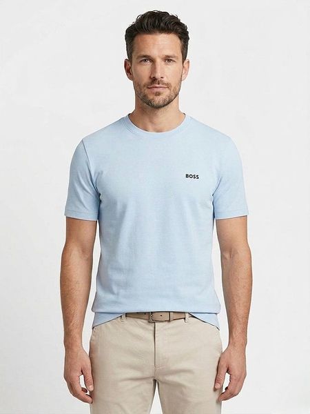 Hugo Boss Fashion Koszulka w kolorze błękitnym rozmiar: 3XL. Niebieskie bezrękawniki Hugo Boss Fashion, xl, bez wzorów, z bawełny, bez kołnierzyka, bez ramiączek. Za 197.17 zł.