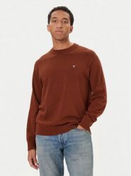 Calvin Klein Jeans Sweter LV04RC309G Czerwony Regular Fit. Czerwone swetry rozpinane Calvin Klein Jeans, m, bez wzorów, z bawełny, bez kołnierzyka, bez ramiączek. Za 389.99 zł.