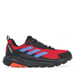 Trekkingi adidas. Czerwone buty trekkingowe Adidas, bez wzorów, bez zapięcia. Za 269.99 zł.