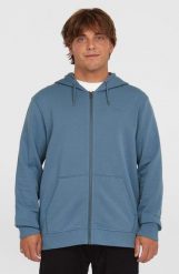 Bluza męska z kapturem O'Neill Small Logo Fz. Niebieskie bluzy z kapturem O'Neill, m, bez wzorów, z bawełny, z kapturem. Za 299.00 zł.