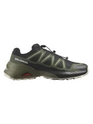 SALOMON Buty "Speedcross" w kolorze oliwkowo-czarnym do biegania rozmiar: 44 2/3. Brązowe buty do biegania Salomon, bez wzorów, bez zapięcia, do biegania. Za 434.08 zł.