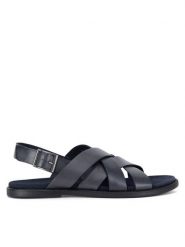 Gino Rossi Sandały MARCELLO-02 MB Granatowy. Niebieskie sandały Gino Rossi, ze skóry, bez zapięcia. Za 173.99 zł.