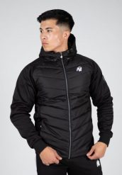 Kurtka męska Gorilla Wear Felton Jacket całosezonowa. Czarne kurtki GORILLA WEAR, m, z aplikacjami, z gumy, bez kaptura. Za 480.95 zł.