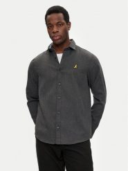 Brave Soul Koszula MSH-230HOLMES Szary Regular Fit. Szare koszule Brave Soul, m, bez wzorów, z bawełny, bez kołnierzyka, bez ramiączek. Za 89.99 zł.