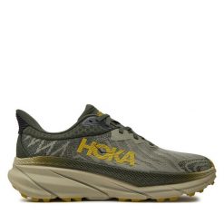 Buty do biegania Hoka. Brązowe buty do biegania HOKA, bez wzorów, bez zapięcia, do biegania. Za 499.99 zł.