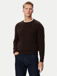 Robe di Kappa Sweter Lamb Bimbereke 670477X Brązowy ciemny Regular Fit. Brązowe swetry rozpinane Robe di Kappa, m, bez wzorów, z wełny, bez kołnierzyka, bez ramiączek. Za 249.99 zł.