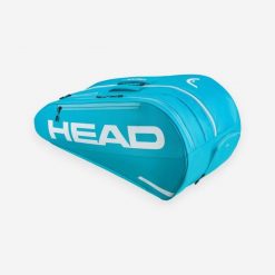 Torba tenisowa Head Tour Boom na 9 rakiet. Niebieskie torby na ramię Head, bez wzorów, na ramię, duże, bez dodatków. Za 439.99 zł.