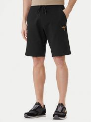 Aeronautica Militare Szorty sportowe 261BF0032UF00674 Czarny Regular Fit. Czarne krótkie spodenki sportowe Aeronautica Militare, m, bez wzorów, z bawełny. Za 359.99 zł.