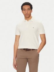 Tommy Hilfiger Polo Vertical MW0MW38951 Żółty Regular Fit. Żółte koszulki polo Tommy Hilfiger, m, bez wzorów, z bawełny, bez kołnierzyka, bez ramiączek. Za 369.99 zł.