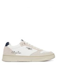 Aeronautica Militare Sneakersy 261SC0235UPL00244 Beżowy. Brązowe buty sportowe casual Aeronautica Militare, bez wzorów, ze skóry, bez zapięcia. Za 529.99 zł.