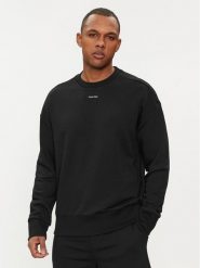 Calvin Klein Bluza Nano Logo K10K112870 Czarny Regular Fit. Czarne bluzy CALVIN KLEIN, m, bez wzorów, z bawełny, bez kaptura. Za 279.99 zł.