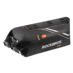 Torebka na ramę rowerową Rockbros 30120016001 zwijana. Białe torby na ramię ROCKBROS, bez wzorów, z materiału, na ramię, duże, bez dodatków. Za 108.00 zł.