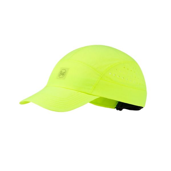 Czapka z daszkiem BUFF SPEED CAP SOLID. Żółte czapki z daszkiem Buff, bez wzorów, z materiału. Za 139.90 zł.
