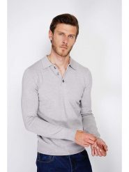 C& Jo Sweter w kolorze szarym rozmiar: 46. Szare swetry nierozpinane C& Jo, bez wzorów, bez kołnierzyka, bez ramiączek. Za 339.99 zł.