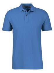 Lerros Koszulka polo w kolorze niebieskim rozmiar: M. Niebieskie koszulki polo Lerros, m, bez wzorów, z bawełny, bez kołnierzyka, bez ramiączek. Za 78.99 zł.