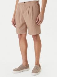 Nautica Szorty materiałowe Rava NCC03970 Beżowy Relaxed Fit. Brązowe szorty Nautica, m, bez wzorów, z bawełny. Za 199.99 zł.