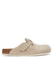 Birkenstock Klapki Boston 1031623 Beżowy. Brązowe klapki Birkenstock, ze skóry. Za 639.99 zł.