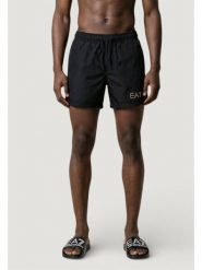EA7 Emporio Armani Szorty kąpielowe 7M002000 AF13049 MC004 Czarny Regular Fit. Czarne kąpielówki EA7 Emporio Armani, m, bez wzorów, z syntetyku. Za 272.79 zł.