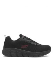 Skechers Sneakersy BOBS B Flex 118106 BBK Czarny. Czarne buty sportowe casual Skechers, bez wzorów, z materiału, bez zapięcia. Za 279.99 zł.