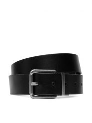 Calvin Klein Pasek Casual Roller Buckle 35Mm Adj/Re LV04D7103G Czarny. Czarne paski CALVIN KLEIN, bez wzorów, ze skóry, casualowe. Za 289.99 zł.