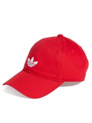 Adidas Czapka z daszkiem adicolor Classic Trefoil JC6026 Czerwony. Czerwone czapki z daszkiem Adidas, bez wzorów, z bawełny. Za 89.99 zł.
