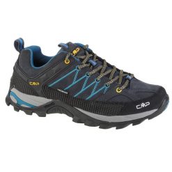 Buty trekkingowe CMP Heka WP. Czarne buty turystyczne CMP, bez wzorów, z zamszu, bez zapięcia, trekkingowe. Za 349.99 zł.