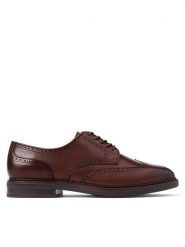 Polo Ralph Lauren Półbuty 803955640003 Brązowy. Brązowe eleganckie półbuty Polo Ralph Lauren, bez wzorów, ze skóry, bez obcasa, bez zapięcia. Za 719.99 zł.