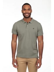 The Time of Bocha Koszulka polo w kolorze khaki rozmiar: M. Brązowe koszulki polo The Time of Bocha, m, bez wzorów, z bawełny, bez kołnierzyka, bez ramiączek. Za 86.99 zł.