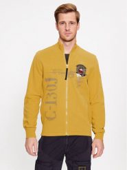 Aeronautica Militare Bluza 232FE1802F511 Żółty Regular Fit. Żółte bluzy Aeronautica Militare, m, bez wzorów, z bawełny, bez kaptura. Za 1,469.00 zł.