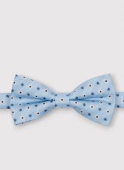 PAKO LORENTE – Niebieska mucha męska w gwiazdeczki. Niebieskie krawaty i muchy Pako Lorente, bez wzorów, z poliesteru. Za 99.99 zł.