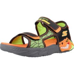 Sandały Skechers Model Creature-splash Kolor Czarny. Czarne sandały Skechers, z materiału, bez zapięcia. Za 264.00 zł.