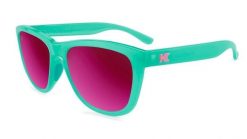 Okulary przeciwsłoneczne dla dorosłych - kategoria 3 z polaryzacją - Aquamarine. Brązowe okulary przeciwsłoneczne KNOCKAROUND. Za 186.15 zł.