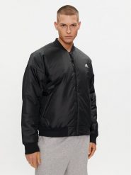 Adidas Kurtka bomber Brand Love Bomber IK0526 Czarny Regular Fit. Czarne kurtki Adidas, m, bez wzorów, z syntetyku, bez kaptura. Za 389.99 zł.
