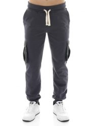 Męskie zimowe spodnie bojówki, ściągane u dołu, Leone 1947 Vintage Dept. Szare joggery i bojówki LEONE 1947 APPAREL, m, bez wzorów, z bawełny, vintage. Za 324.17 zł.