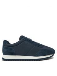 Calvin Klein Sneakersy HM0HM01667 Granatowy. Niebieskie buty sportowe casual CALVIN KLEIN, bez wzorów, ze skóry, bez zapięcia. Za 419.99 zł.