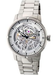 Heritor Zegarek automatyczny "Ryder" w kolorze srebrno-białym rozmiar: onesize. Szare, analogowe zegarki Heritor, ze stali. Za 630.99 zł.