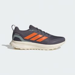 Buty Runfalcon 5 TR Running. Brązowe buty do biegania Adidas, bez wzorów, bez zapięcia, do biegania. Za 259.00 zł.