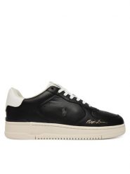 Polo Ralph Lauren Sneakersy 809P13086002 Czarny. Czarne buty sportowe casual Polo Ralph Lauren, bez wzorów, ze skóry, bez zapięcia. Za 689.99 zł.