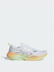 Adidas Buty do biegania Supernova Glide Running Shoes KJ4421 Biały. Białe buty do biegania Adidas, bez wzorów, z materiału, bez zapięcia, do biegania. Za 568.99 zł.